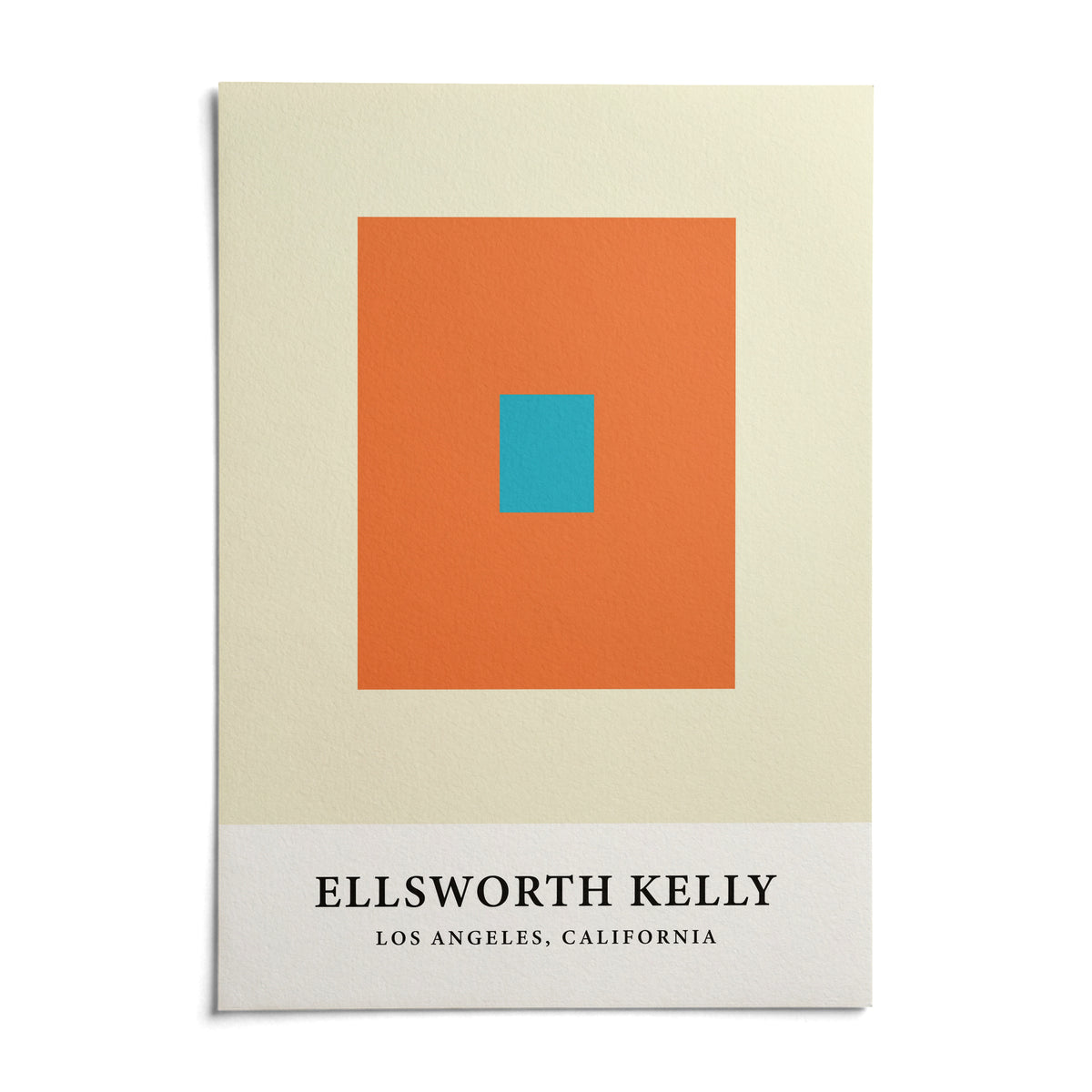 Ellsworth Kelly Artwork, shown as an unframed paper print on a plain white background