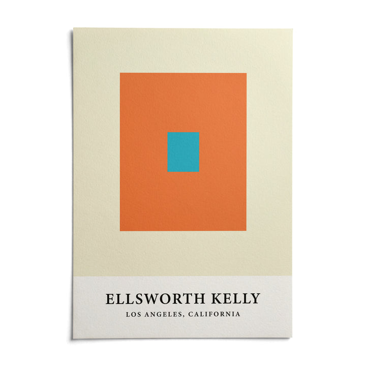 Ellsworth Kelly Artwork, shown as an unframed paper print on a plain white background