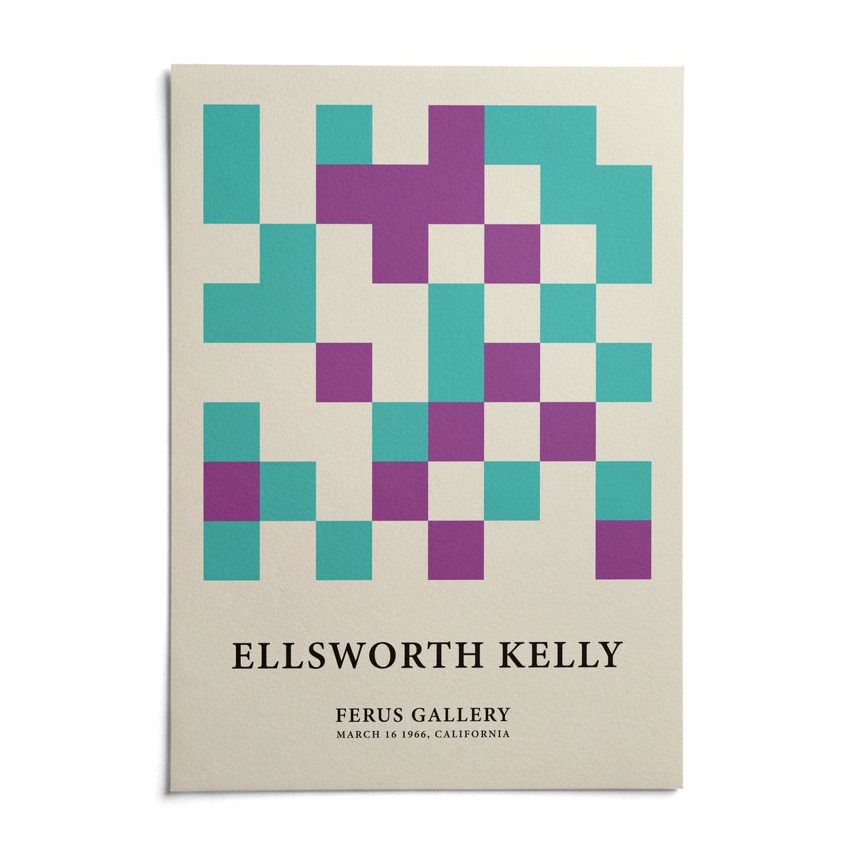 Ellsworth Kelly Pictures, shown as an unframed paper print on a plain white background