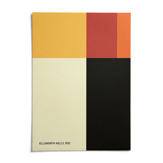 Ellsworth Kelly Poster, shown as an unframed paper print on a plain white background