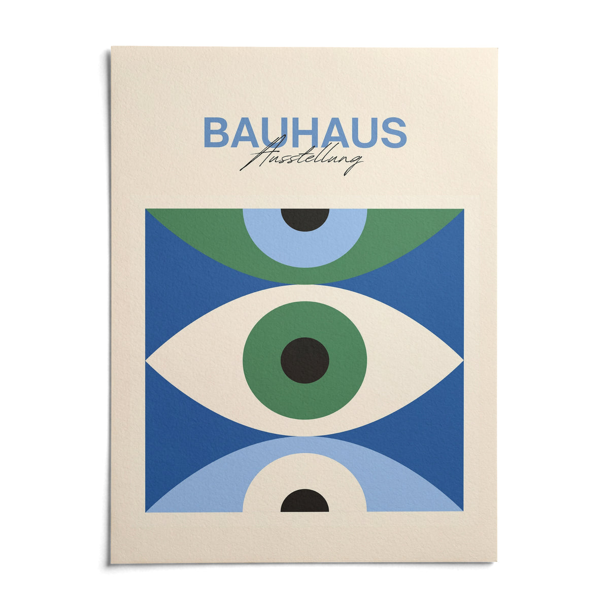 Eye Art Print, shown as an unframed paper print on a plain white background