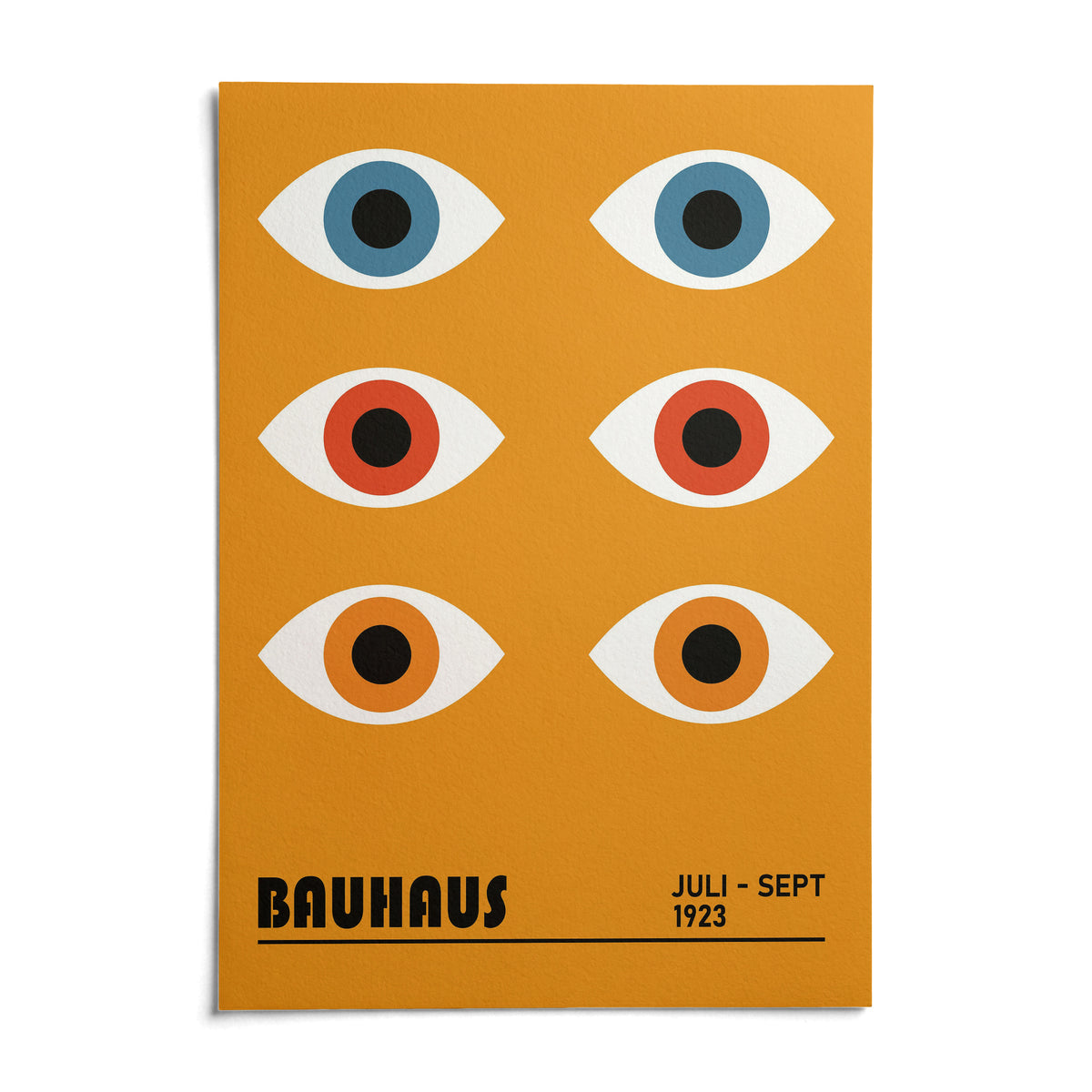 Eye Poster, shown as an unframed paper print on a plain white background