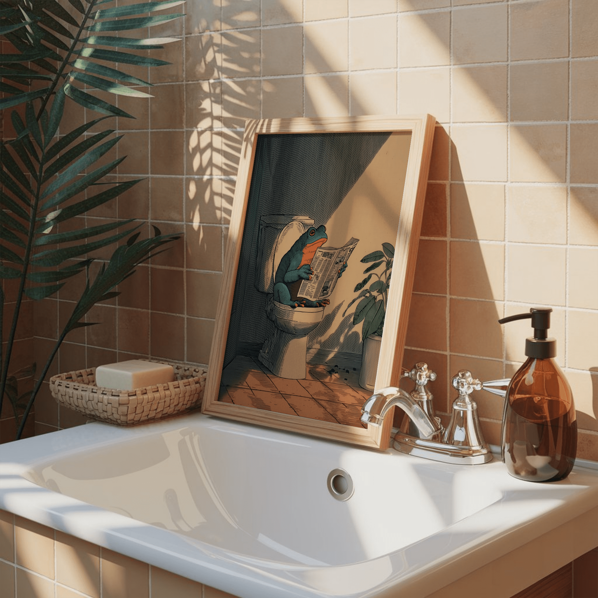 Moments de salle de bain