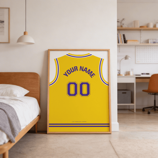 Los Angeles Lakers Jersey Poster