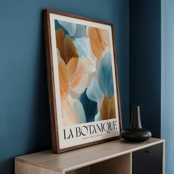 Contemporary home decor print, flower art for walls style