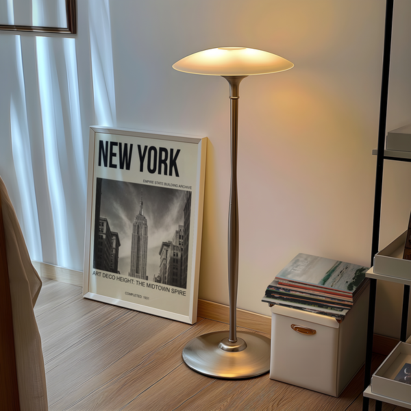 Large-format Empire State Building Wall Art with flanking buildings creating a strong vertical frame