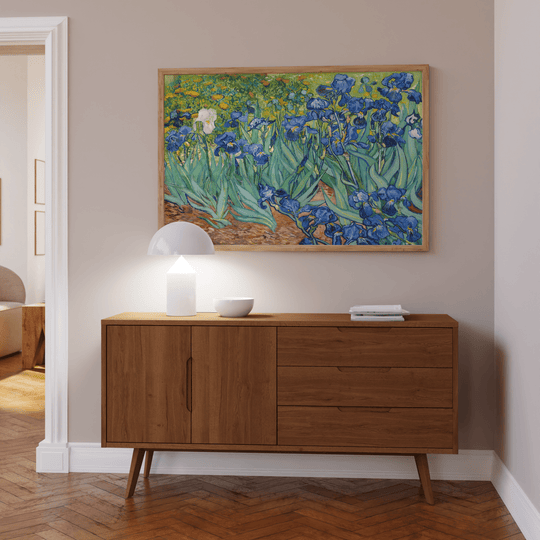 Stampa di fiori di iris