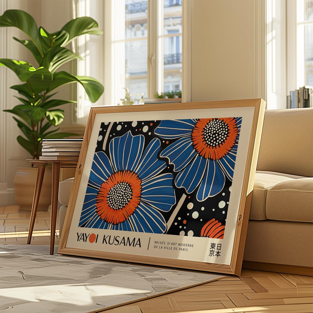 High-quality unique flower art print on matte paper.