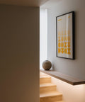 Framed Posters Bauhaus design styled in a bright minimalist interior.