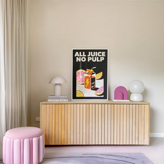Pop art poster ideal for gym motivation or funky room decor.