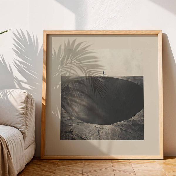 High-quality surrealist wall art on matte paper