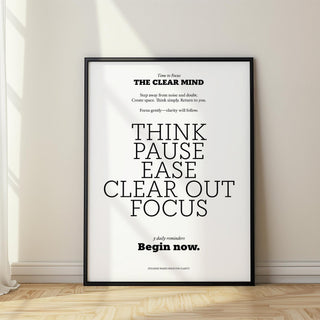 Minimalist black and white Inspirational Quotes for Office Wall art for modern workspace.