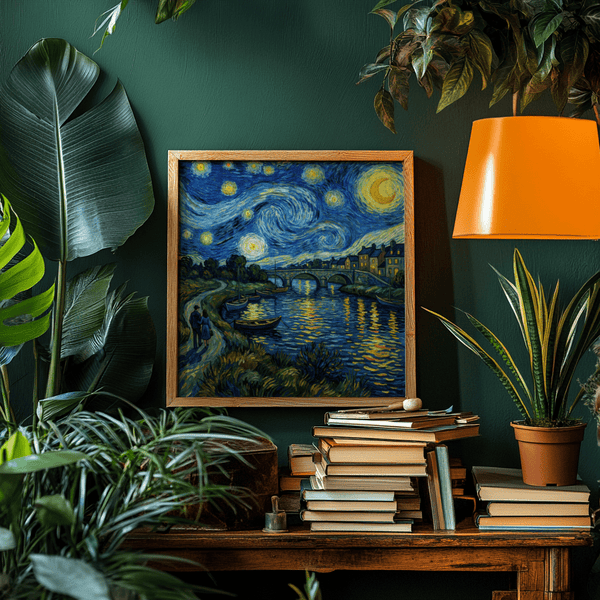 Vincent Van Gogh Poster yellow reflections perfect for living room poster