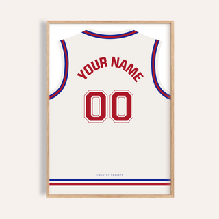 Arched name and 00 numeral jersey-back poster wall art