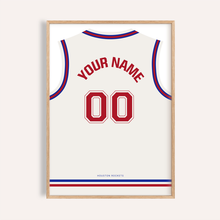 Arched name and 00 numeral jersey-back poster wall art