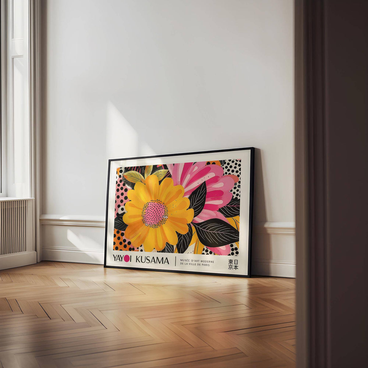 framed floral landscape paintings for contemporary interiors