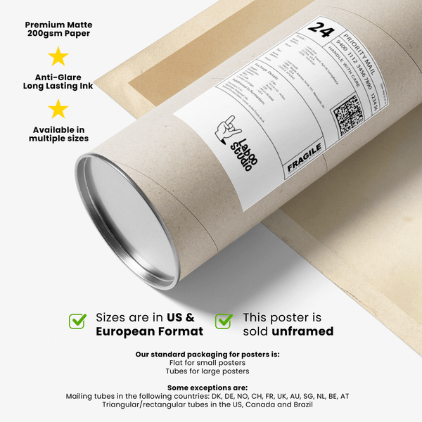 Designed Abstract Golf Wall Art featuring flag 7 on a floating green above hills