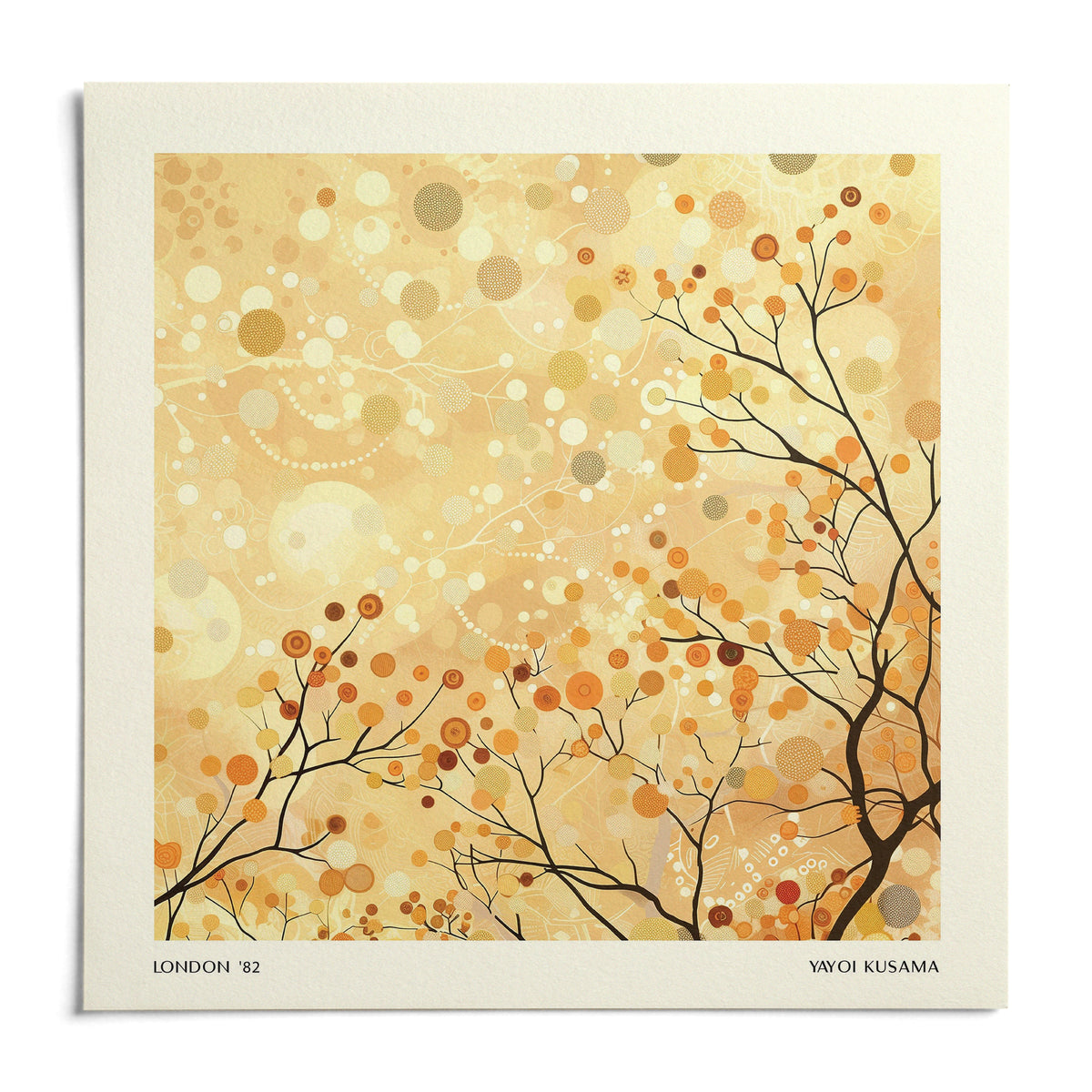 Family Room Wall Decor, shown as an unframed paper print on a plain white background
