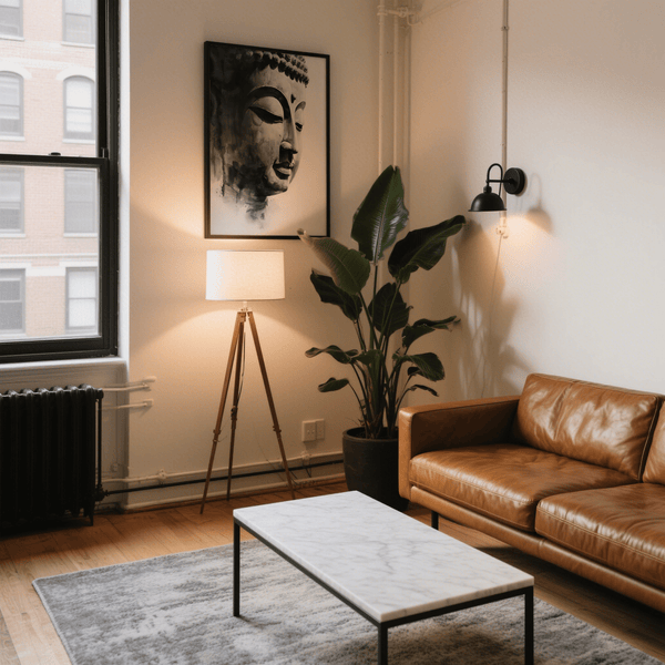 Inspirational Buddha Art Print Black for contemporary home wall art