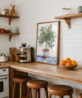 Lush Olive Tree Art for botanical gallery walls or Mediterranean home decor.