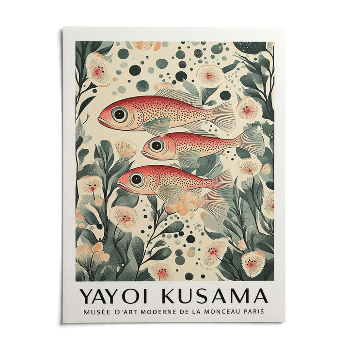 Fish Artwork Print, shown as an unframed paper print on a plain white background