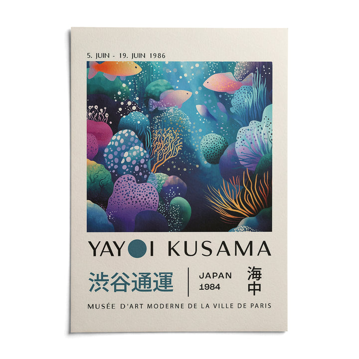 Fish Artwork Prints, shown as an unframed paper print on a plain white background