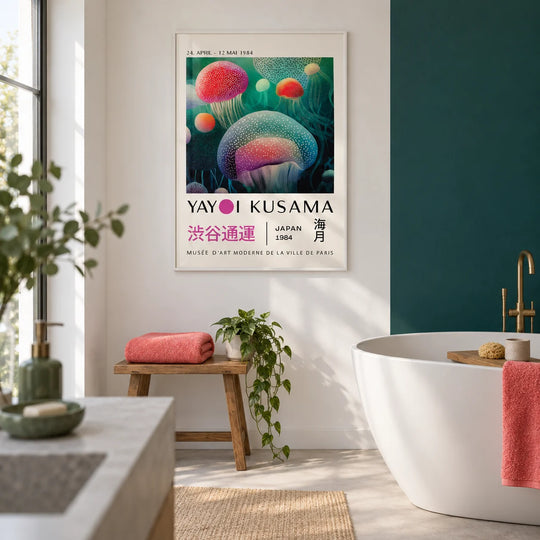 El resplandor de las medusas de Kusama
