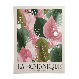 Floral Abstract Print, shown as an unframed paper print on a plain white background