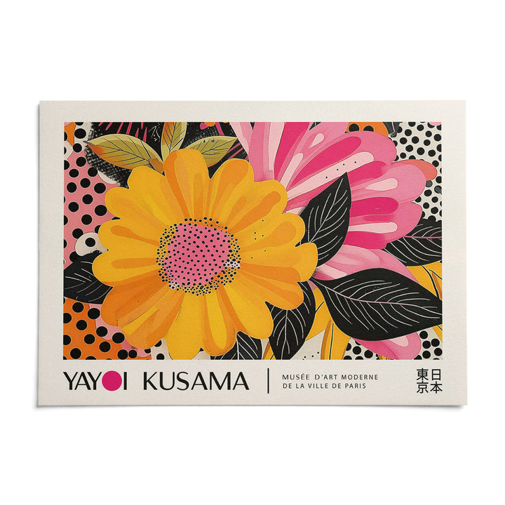 Floral Landscape Paintings, shown as an unframed paper print on a plain white background