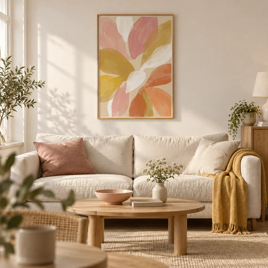 Blumige Aquarellfarben