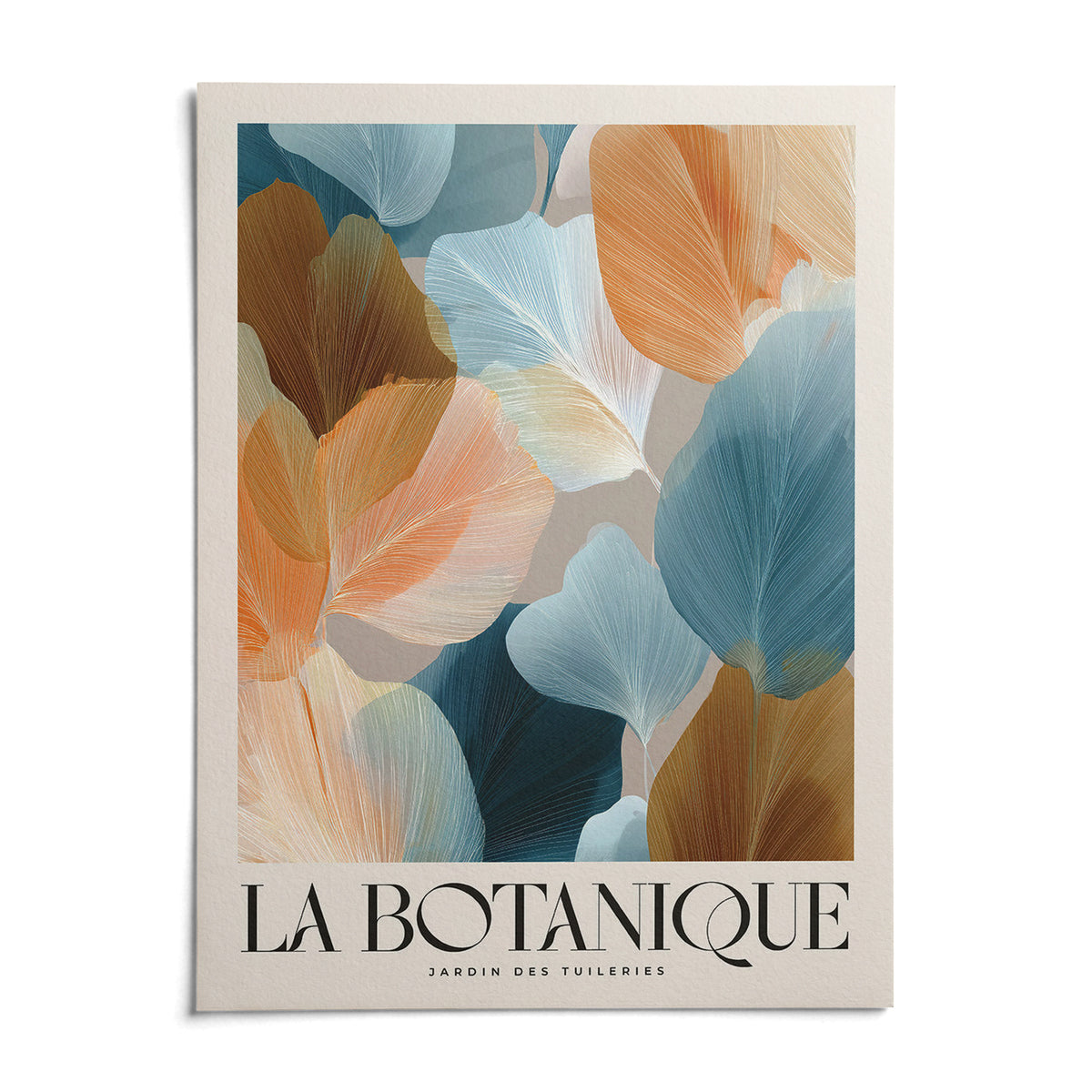 Flower Art for Walls, shown as an unframed paper print on a plain white background