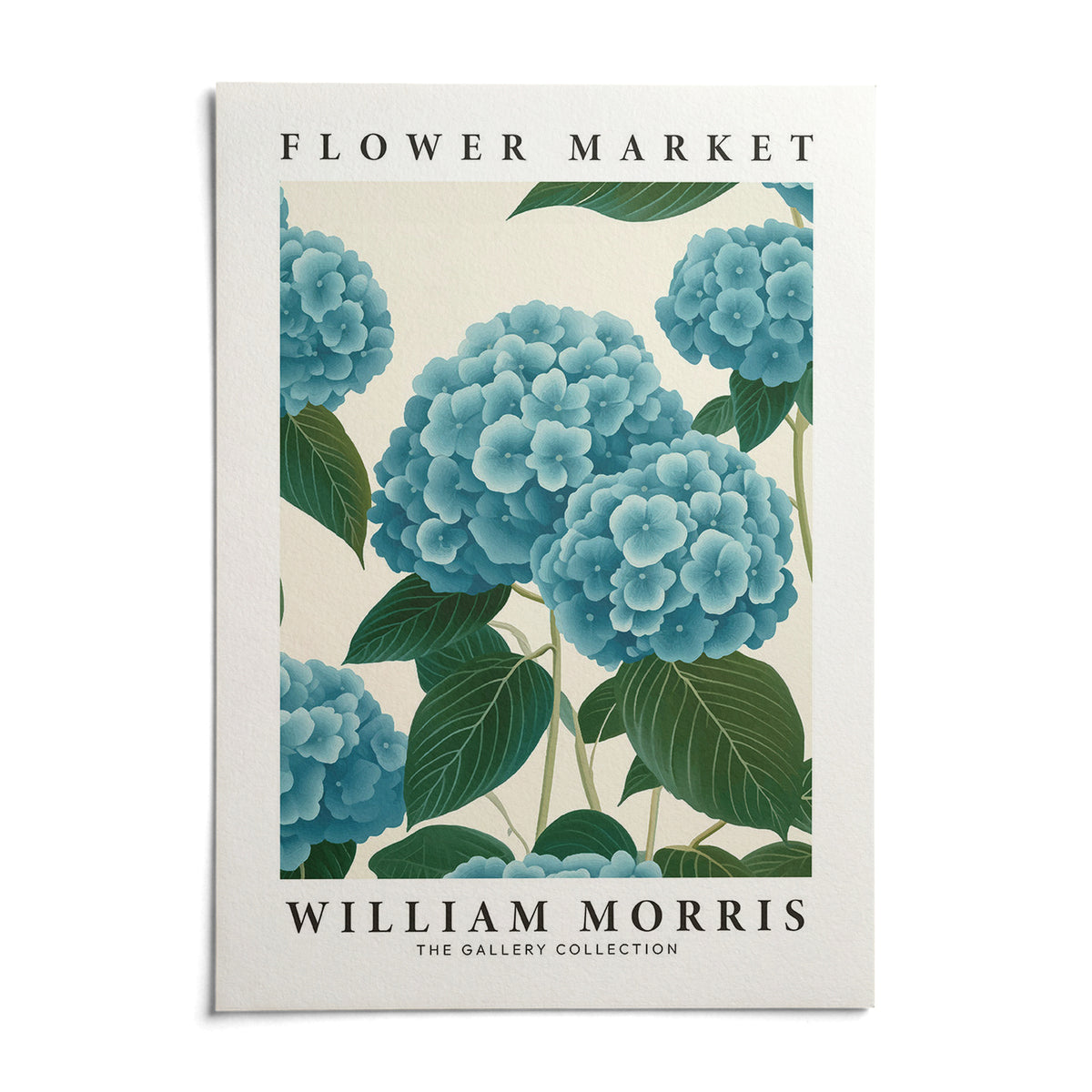 Flower Market Prints, shown as an unframed paper print on a plain white background