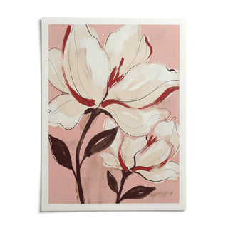 Flower Print, shown as an unframed paper print on a plain white background