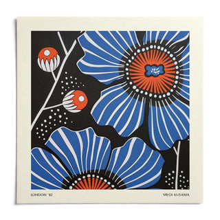 Flowers Prints, shown as an unframed paper print on a plain white background