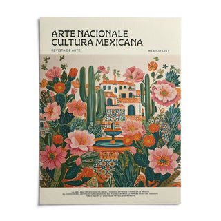 Folk Art Mexico, shown as an unframed paper print on a plain white background