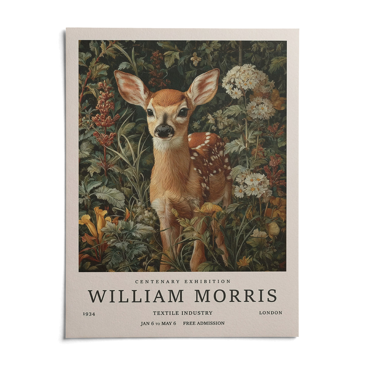 Forest Art Print, shown as an unframed paper print on a plain white background