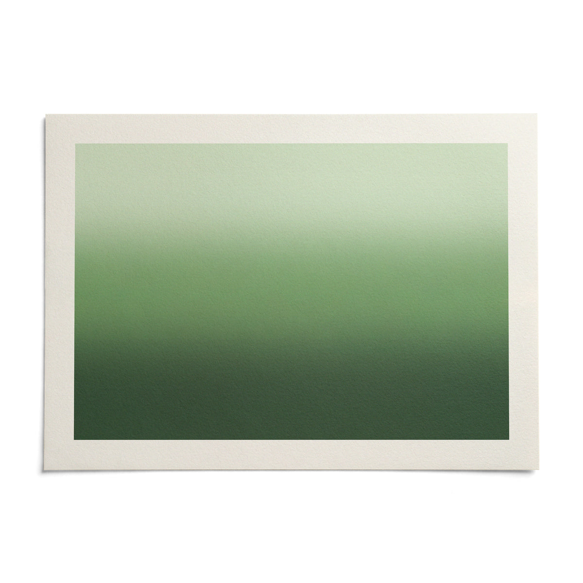 Forest Green Wall Art, shown as an unframed paper print on a plain white background