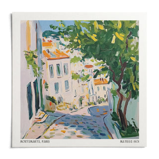 French Artwork Prints, shown as an unframed paper print on a plain white background