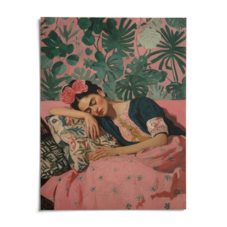 Frida Kahlo Art Prints, shown as an unframed paper print on a plain white background