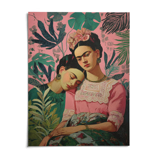 Wall Art Frida Kahlo, shown as an unframed paper print on a plain white background