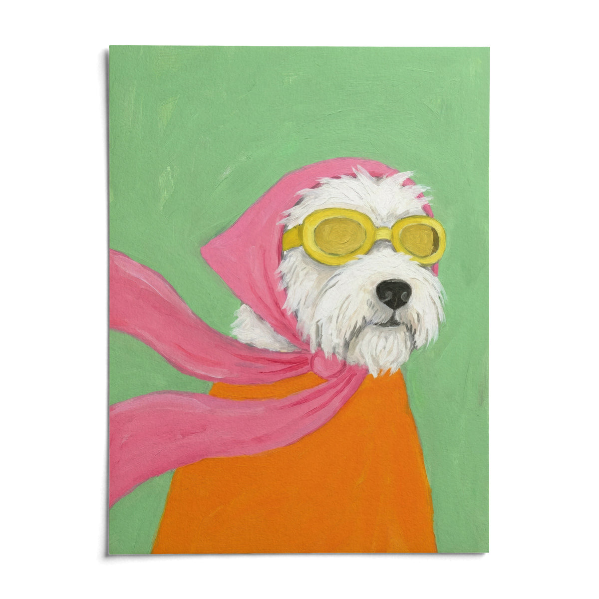 Funny Pet Poster, shown as an unframed paper print on a plain white background