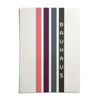 Geometric Art Wall, shown as an unframed paper print on a plain white background