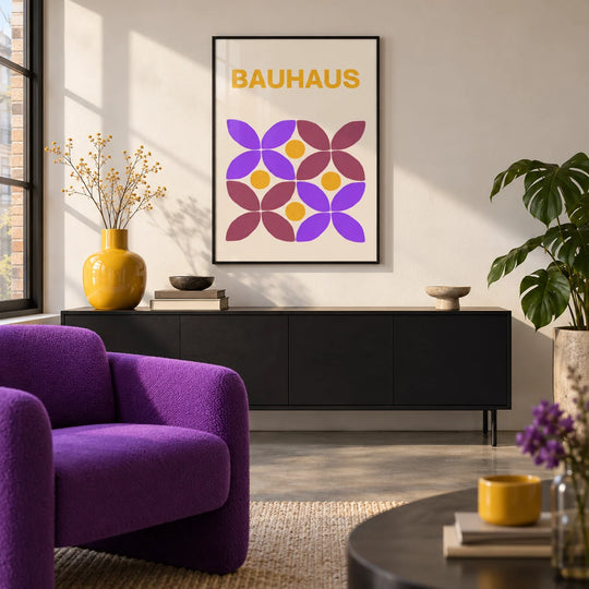 Impression de géométrie Bauhaus