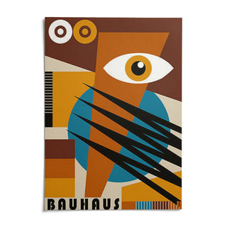 Geometric Poster, shown as an unframed paper print on a plain white background