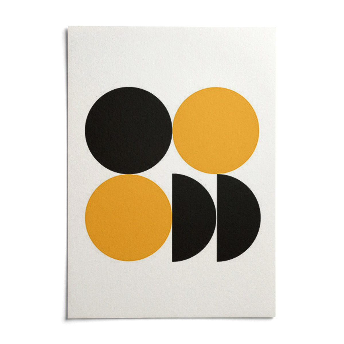 Geometric Posters, shown as an unframed paper print on a plain white background