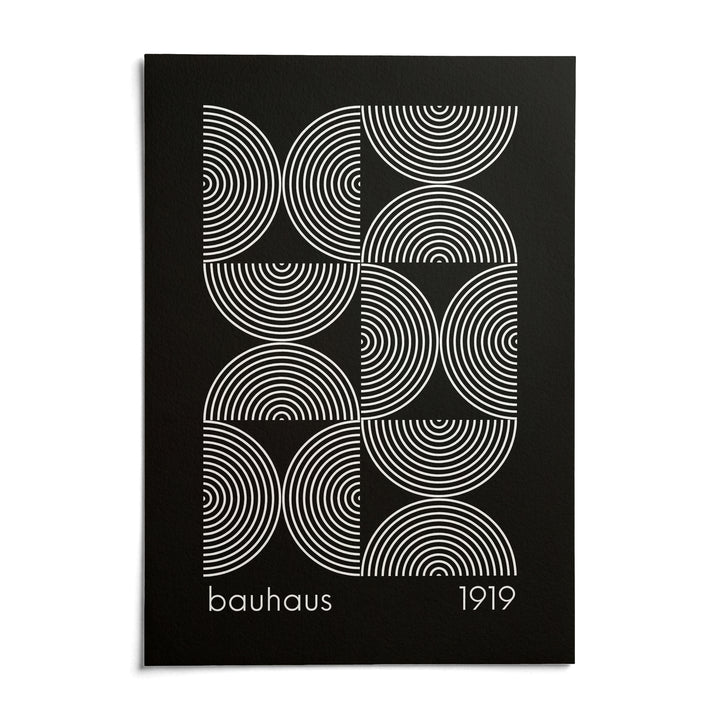 Geometric Wall Art, shown as an unframed paper print on a plain white background