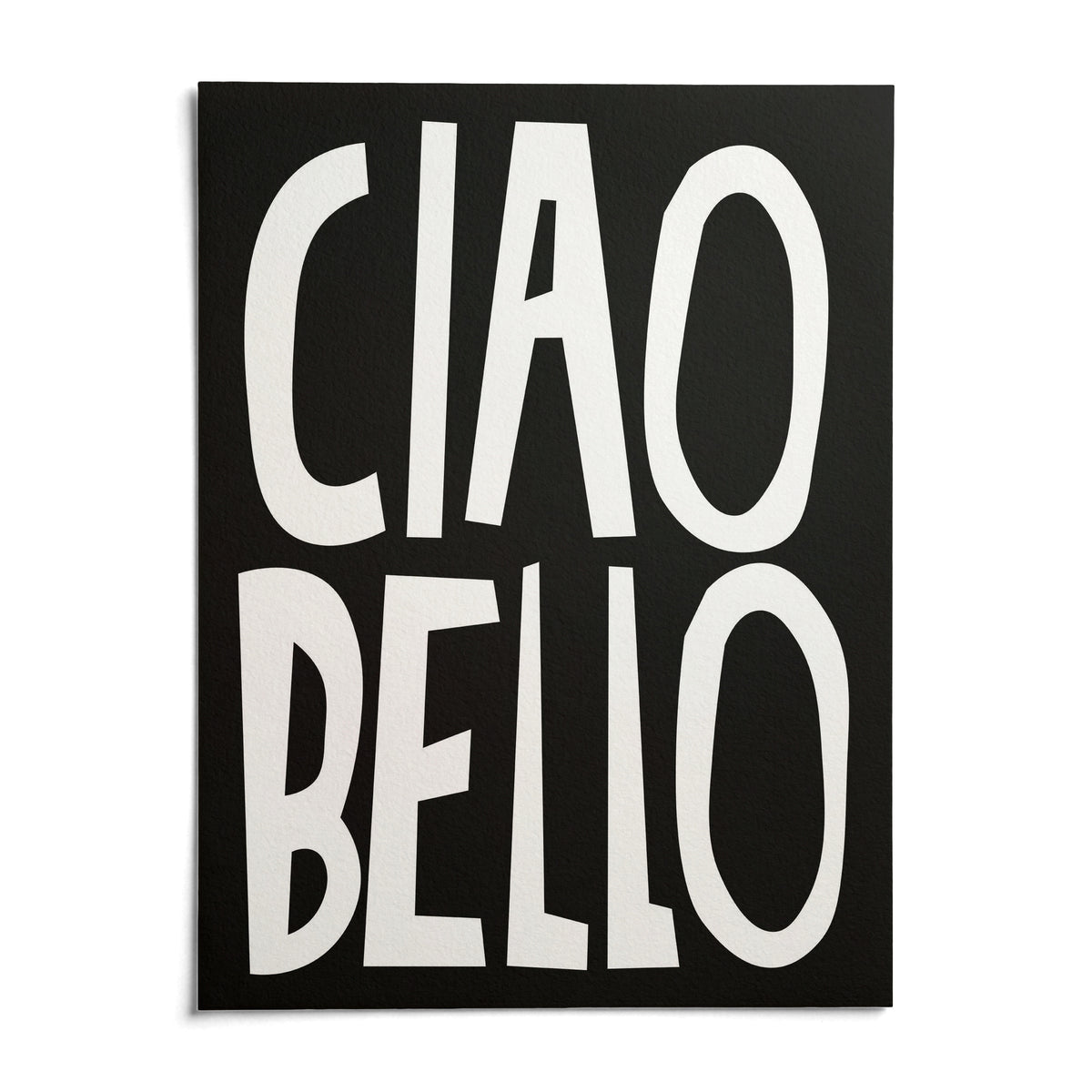 Gift for Italian Man, shown as an unframed paper print on a plain white background
