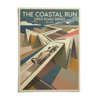 Grand Prix Race Poster, shown as an unframed paper print on a plain white background