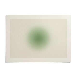 Green Aura Poster, shown as an unframed paper print on a plain white background