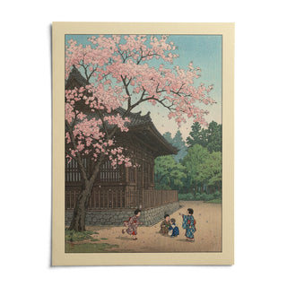 Hasui Kawase Poster, shown as an unframed paper print on a plain white background